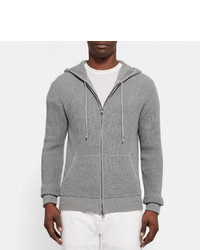 Sweat à capuche en tricot gris Polo Ralph Lauren