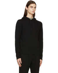 Sweat à capuche en tricot noir Tom Ford