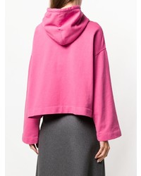 Sweat à capuche fuchsia Acne Studios