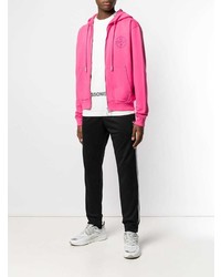 Sweat à capuche fuchsia Off-White