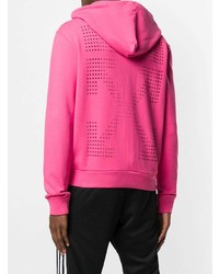 Sweat à capuche fuchsia Off-White