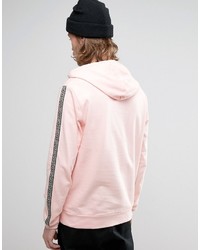 Sweat à capuche géométrique rose Asos