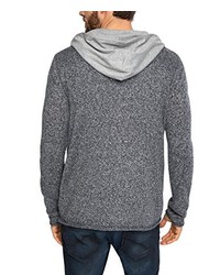 Sweat à capuche gris foncé Esprit