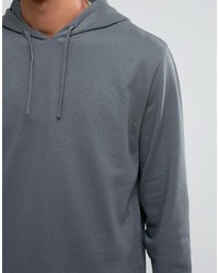 Sweat à capuche gris foncé Asos