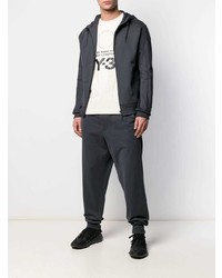 Sweat à capuche gris foncé Y-3