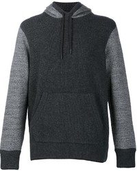 Sweat à capuche gris foncé rag & bone