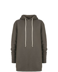 Sweat à capuche gris foncé Rick Owens DRKSHDW