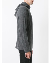 Sweat à capuche gris foncé Calvin Klein