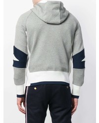 Sweat à capuche gris Thom Browne