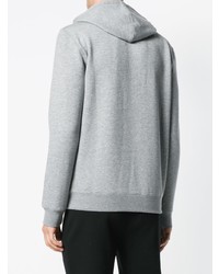 Sweat à capuche gris Emporio Armani