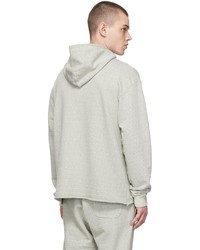 Sweat à capuche gris John Elliott