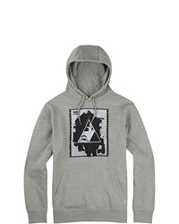 Sweat à capuche gris Burton