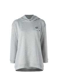 Sweat à capuche gris Chiara Ferragni