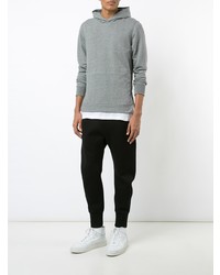 Sweat à capuche gris John Elliott