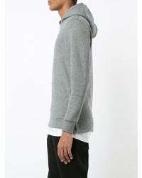 Sweat à capuche gris John Elliott