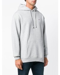 Sweat à capuche gris Tommy Jeans