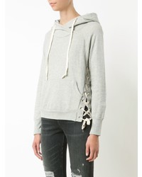 Sweat à capuche gris NSF