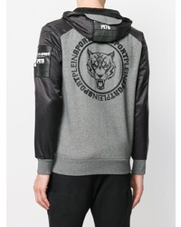 Sweat à capuche gris Plein Sport