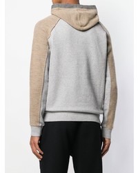 Sweat à capuche gris Dondup