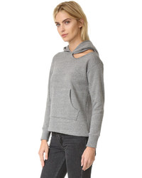 Sweat à capuche gris LnA