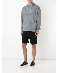 Sweat à capuche gris John Elliott