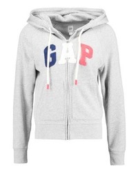 Sweat à capuche gris Gap