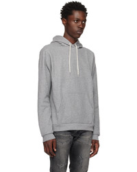 Sweat à capuche gris John Elliott