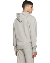 Sweat à capuche gris MAISON KITSUNÉ