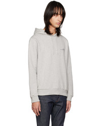 Sweat à capuche gris A.P.C.