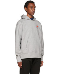 Sweat à capuche gris Kenzo