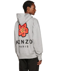 Sweat à capuche gris Kenzo