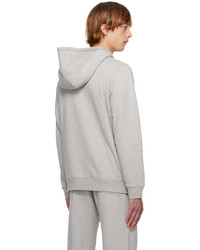 Sweat à capuche gris Norse Projects