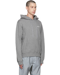 Sweat à capuche gris Off-White