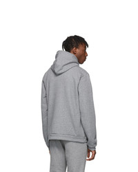 Sweat à capuche gris John Elliott