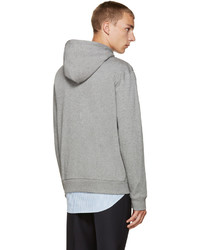 Sweat à capuche gris A.P.C.