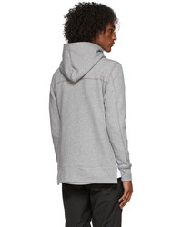 Sweat à capuche gris John Elliott