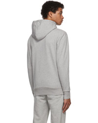 Sweat à capuche gris MAISON KITSUNÉ