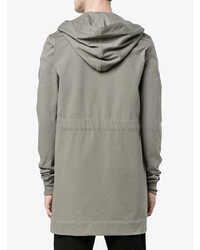 Sweat à capuche gris Rick Owens