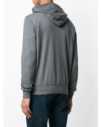 Sweat à capuche gris Eleventy