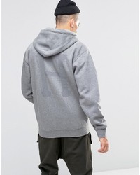 Sweat à capuche gris HUF