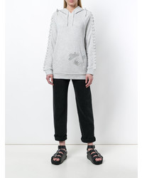 Sweat à capuche gris McQ Alexander McQueen