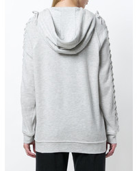 Sweat à capuche gris McQ Alexander McQueen