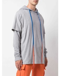 Sweat à capuche gris Off-White