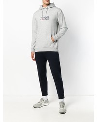 Sweat à capuche gris Tommy Jeans