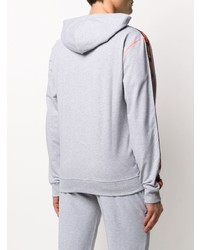 Sweat à capuche gris Moschino