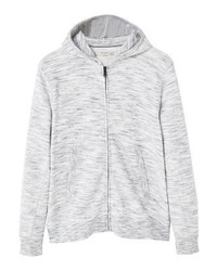 Sweat à capuche gris Mango