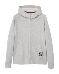 Sweat à capuche gris Mango
