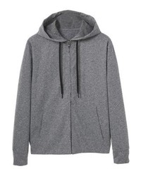 Sweat à capuche gris Mango