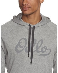 Sweat à capuche gris Odlo