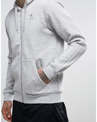 Sweat à capuche gris adidas